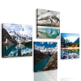 Set obrazov nádherné hory