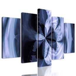 5-dielny obraz krásy abstraktných tvarov