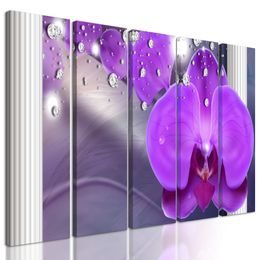 5-dielny obraz luxusná orchidea