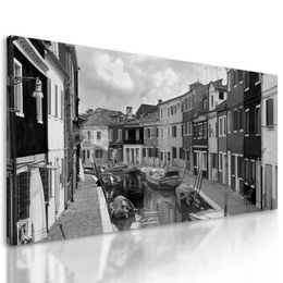 Obraz čiernobiele Benátky