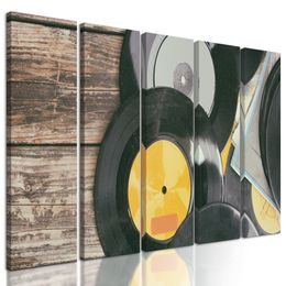 5-dielny obraz klasická vinylová platna