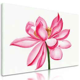 Obraz namaľovaný kvet