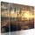5-dielny obraz západ slnka z pláže