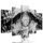 5-dielny obraz abstraktný lapač snov v čiernobielom prevedení