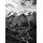Fototapeta čiernobiela panoráma hôr