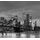 Jedinečná samolepiaca fototapeta čiernobiely brooklynský most