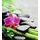 Samolepiaca fototapeta spa zátišie s fialovou orchideou