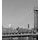 Fototapeta jedinečný Manhattan Bridge v čiernobielom prevedení