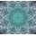 Samolepiaca tapeta Mandala v modro-zelenom prevedení