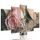 5-dielny obraz zátišie s ružou a srdiečkom