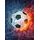 Tapeta futbalová lopta s abstraktným pozadím