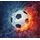 Tapeta futbalová lopta s abstraktným pozadím