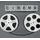 Fototapeta čiernobiele retro filmové pásy