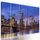5-dielny obraz nočný pohľad na most Brooklyn