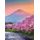 Samolepiaca fototapeta sakury pod japonskou Fuji