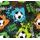 Tapeta futbalová lopta na abstraktnom pozadí