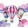 Tapeta nádherné balóny v akvarelovom prevedení