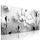 Obraz abstrakt prírody v čiernobielom prevedení