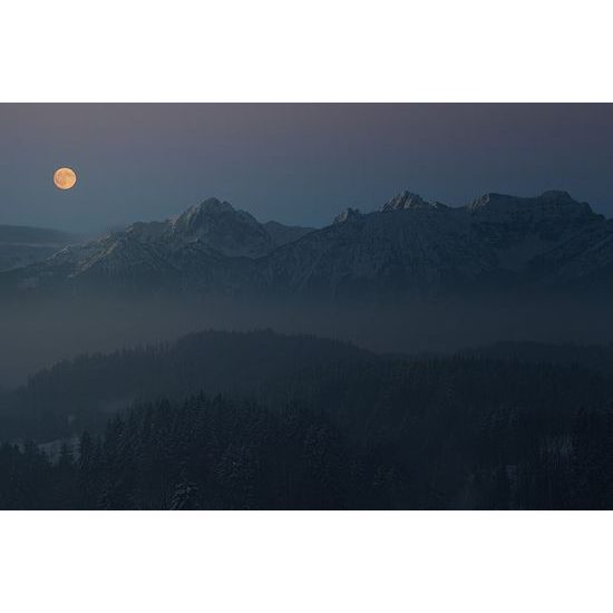 Fototapeta tajomný spln mesiaca
