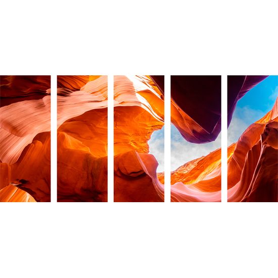 5-dielny obraz Grand Canyon