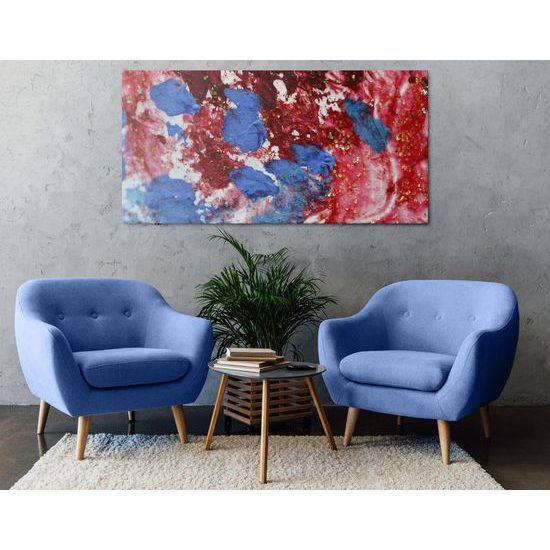 Obraz detail akvarelovej abstrakcie