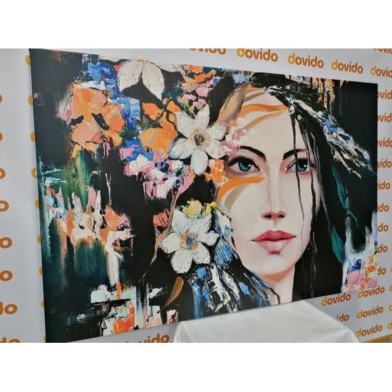 Obraz nežnosť nádhernej ženy