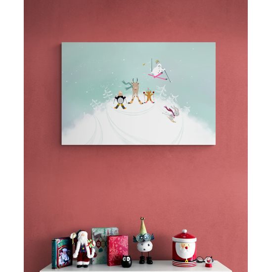 Obraz nezabudnuteľná lyžovačka