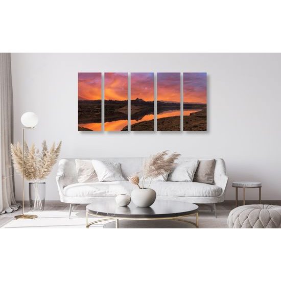 5-dielny obraz krásy prírody