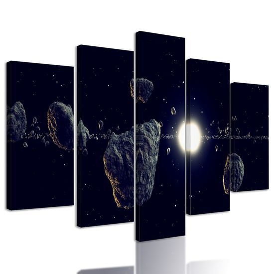 5-dielny obraz asteroidy