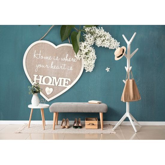 Samolepiaca fototapeta krásne srdce s citátom