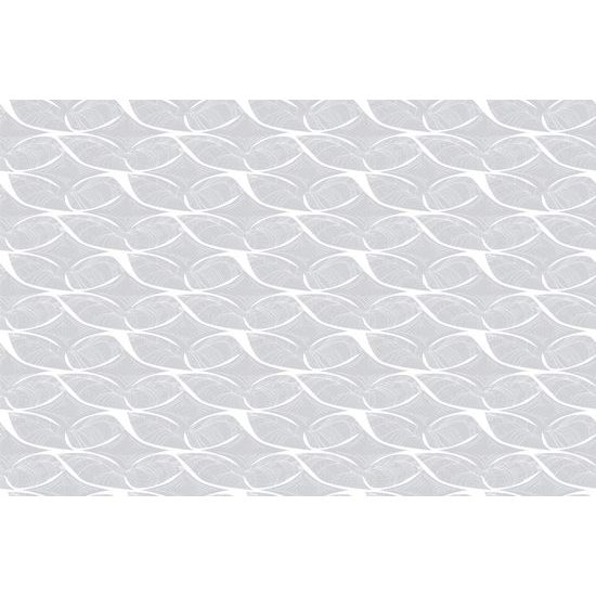 Tapeta jemná štruktúra listu v šedom prevedení