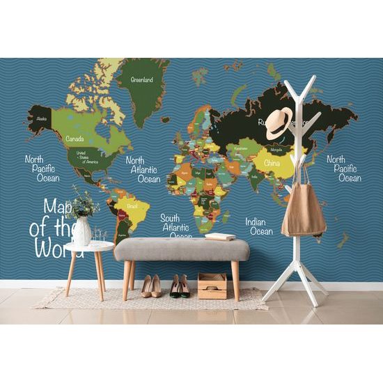Tapeta neobyčajná mapa sveta