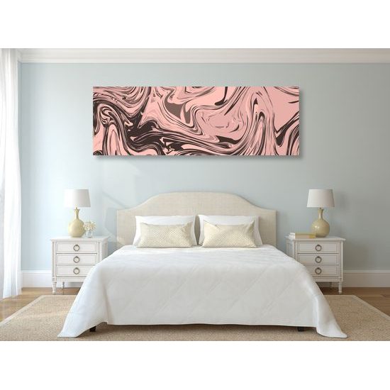 Obraz ružová umelecká abstrakcia
