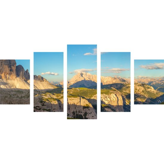 5-dielny obraz čarovný výhľad