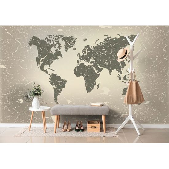 Tapeta vintage mapa