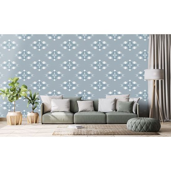 Tapeta abstraktné obrazce na šedom pozadí