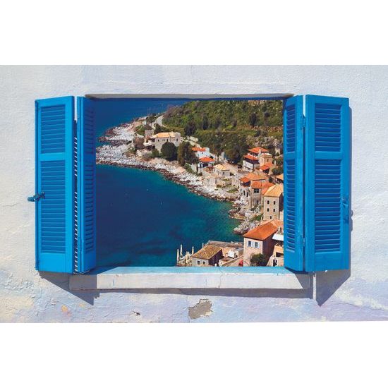 Samolepiaca tapeta pohľad na malebnú pláž