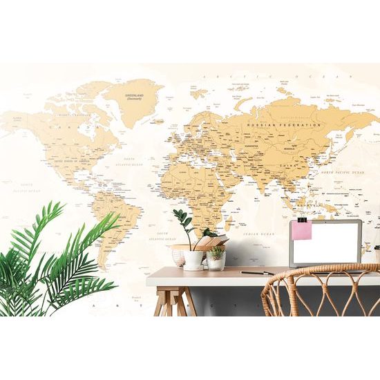 Tapeta vintage mapa sveta