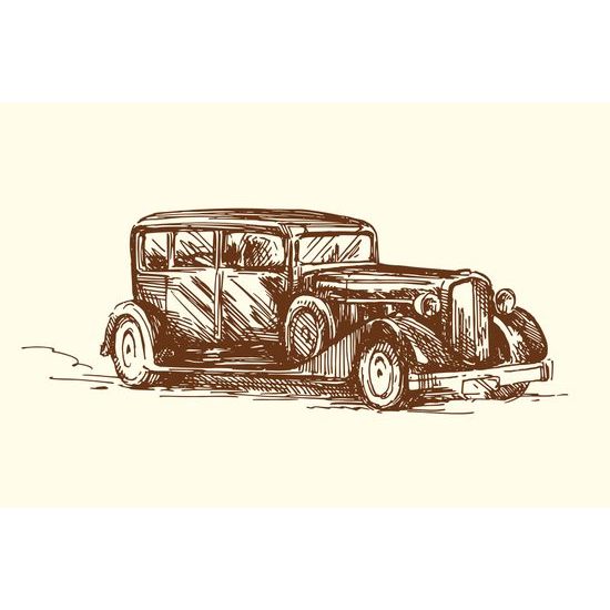 Obraz historické auto