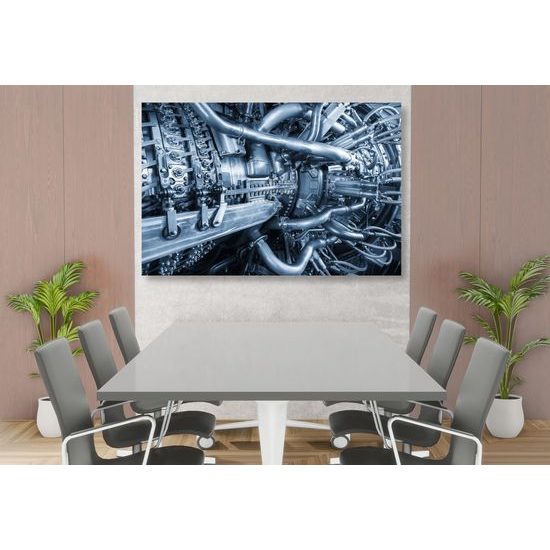 Obraz dokonale prepracovaný motor turbíny