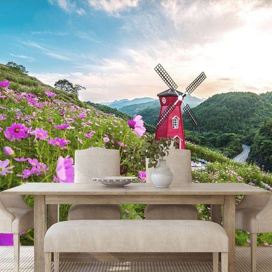 Samolepiaca fototapeta mlyn uprostred nádhernej prírody