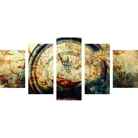 5-dielny obraz historické stopky