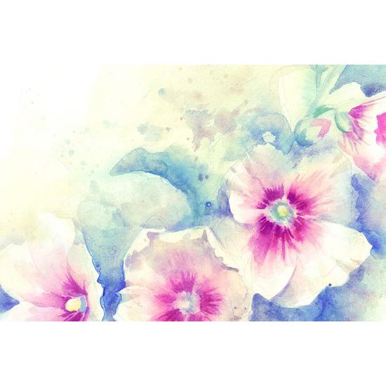 Obraz maľba pôvabných kvetov