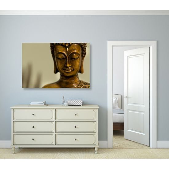 Obraz starovéká soška Budhy