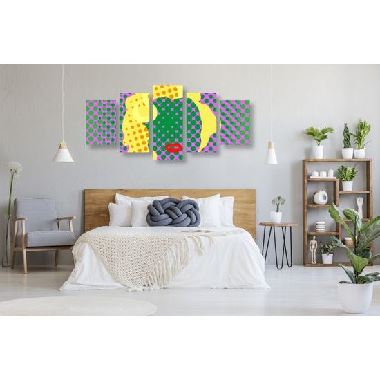 5-dielny obraz jedinečná Marilyn Monroe