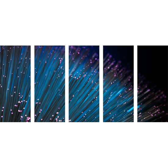 5-dielny obraz moderná abstrakcia
