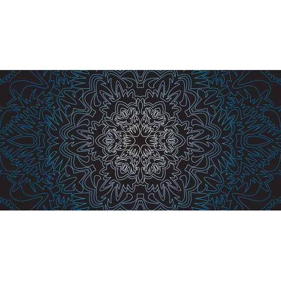 Obraz exotická Mandala v modrom prevedení