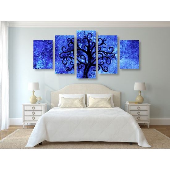 5-dielny obraz strom života v nekonečnom vesmíre