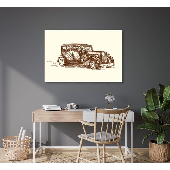 Obraz historické auto