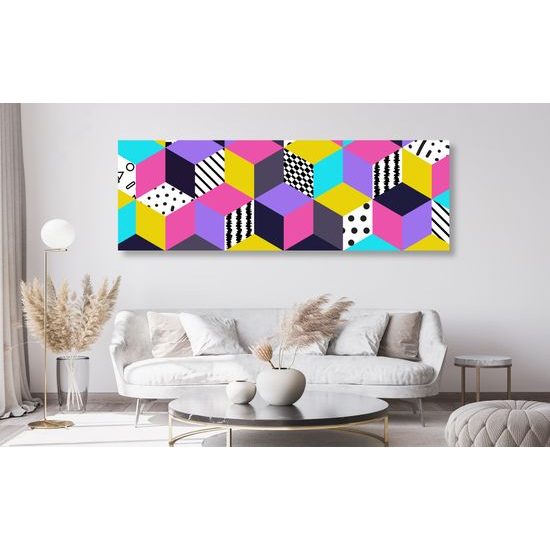 Obraz abstraktné farebné kocky